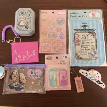이상한 나라의 앨리스 캐릭터 굿즈 8종 세트