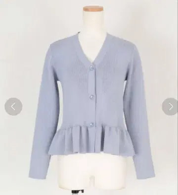 [ 새상품급 ] titivate 페플럼 디자인 V넥 가디건