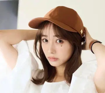 브라운 코튼 캡 조정 가능