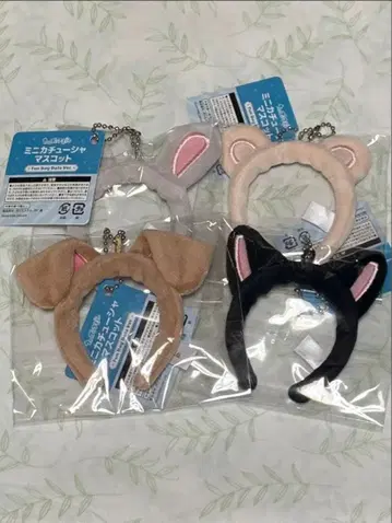 우타프리 스타 미니 머리띠 마스코트 강아지 고양이 곰 토끼