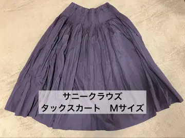 써니클라우드 턱 스커트 블랙 M 사이즈