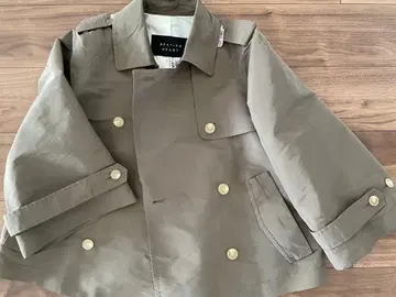 [비딩 하트] 새상품급 이탈리아제 A라인 자켓 카키