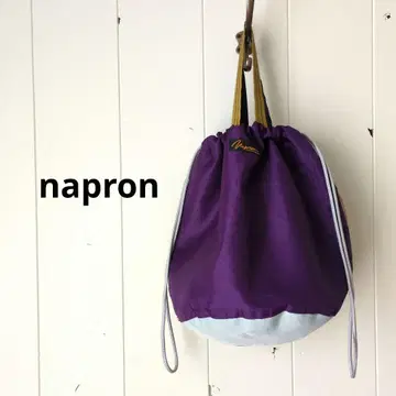 napron BEAMS 나프론 복조리백 핸드백 퍼플