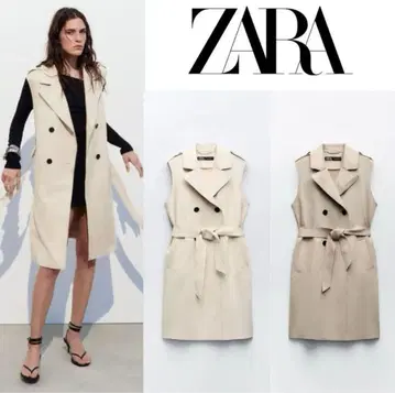 ZARA 벨트 스웨이드 베스트