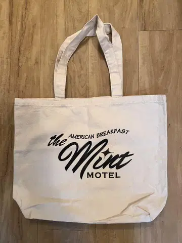 민트모텔 토트백 두꺼운 원단 미색