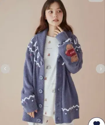 젤라토 피케 HOLIDAYUNISEX 노르딕 숄 가디건