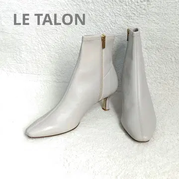 새상품급 르탈론 프렌치 스퀘어 숏부츠 6cm 일본제 25cm