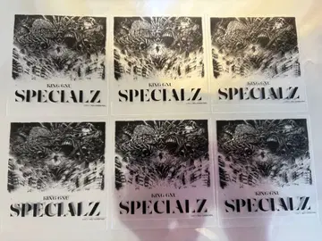 King Gnu 스티커 6장 SPECLALZ 혜택