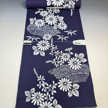 유카타 옷감 꽃 무늬 리메이크 핸드메이드 소재