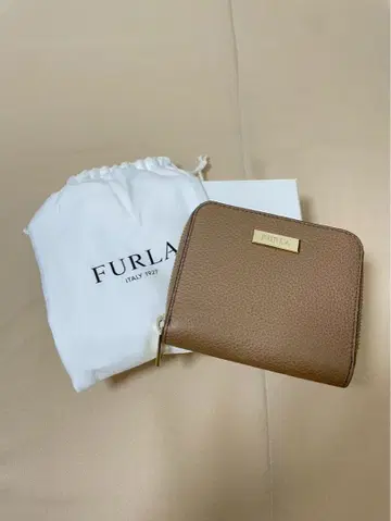 [ 미사용 새상품 ] FURLA 접이식 지갑 그레이지 수납 가방 포함