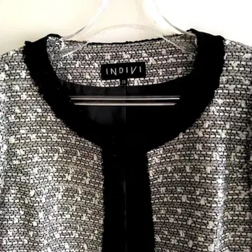 인디비 INDIVI 트위드 자켓 38 M 일본제 멋짐