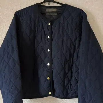 유나이티드 애로우즈 네이비 퀼팅 자켓