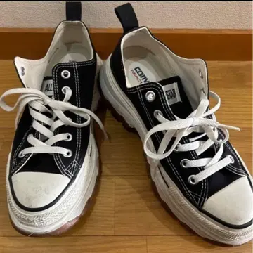 CONVERSE ALL STAR 블랙/화이트 통굽