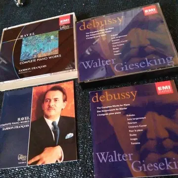 드뷔시(5CD) & 라벨(2CD) 피아노 독주곡 전집