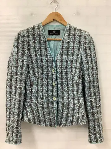 10.29 A863E 레나 랑게 노카라 자켓 트위드