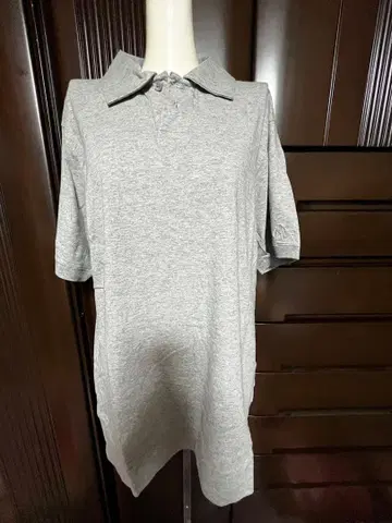 EVISU YAMANE 갈매기 피케 셔츠 그레이 44