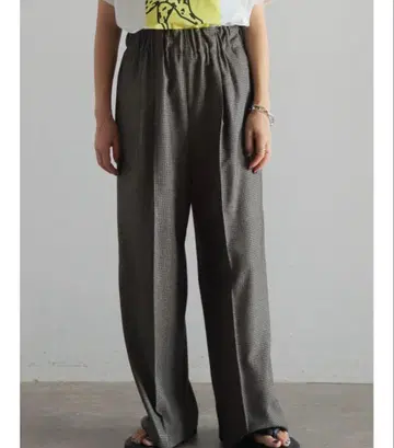 필드페어 TR 미니 체크 센터 프레스 이지 팬츠