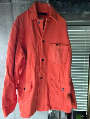 오렌지 코튼 자켓