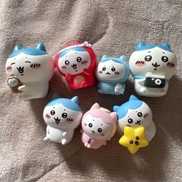 치이카와 (먼작귀) 하치와레 타코기 천사 악마 파자마 소프트 비닐 세트