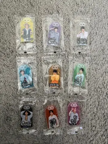 SnowMan CD 특전 부적 키링 9개 세트