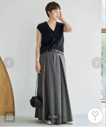 Plage Fur 베스트 블랙