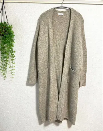 PLST 롱 니트 가디건