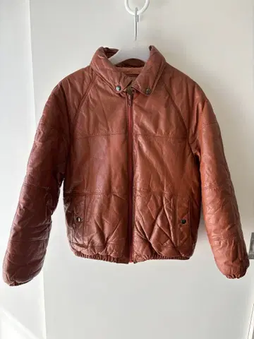 빈티지 브라운 가죽 자켓