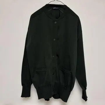 스터링 루어 하이 트위스트 니트 블루종 카키