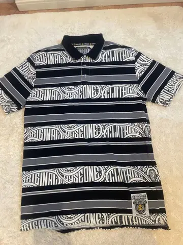 DYSEONE 다이스원 스트릿 구제 의류 남성용 피케 셔츠