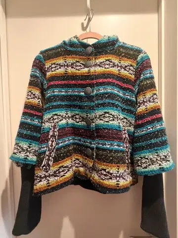 티티카카 멀티 컬러 플리스 자켓