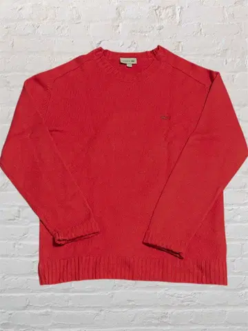 스웨터 빨간색 계열 L 라코스테