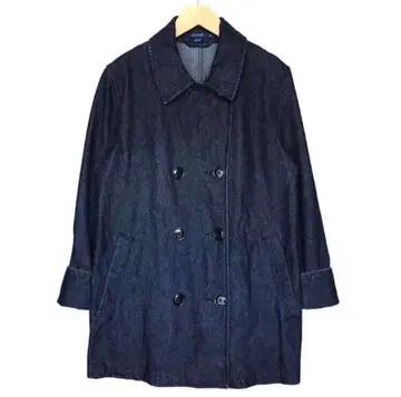 00s J.CREW 인디고 염색 데님 피코트
