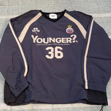 Younger? 나일론 자켓 36 네이비