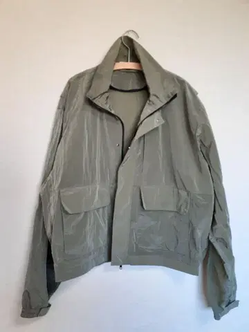 ZARA 자라 올리브 그린 나일론 자켓 XL