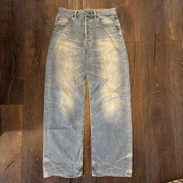 hysteric glamour CH 가공 배기 데님 팬츠 스터드