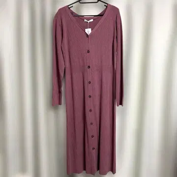 미사용 새상품 Cheek 니트 롱 원피스