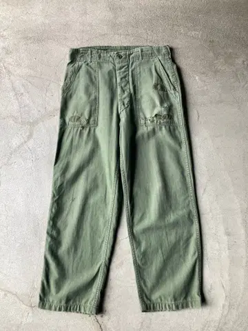 60s US.ARMY OG-107 베이커 팬츠 미군 실물 W32