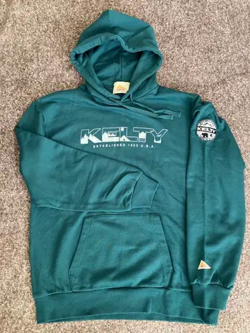 KELTY 다크 틸 후드티