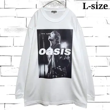[ 새상품 ] OASIS LIAM GALLAGHER 롱 T셔츠 화이트 2