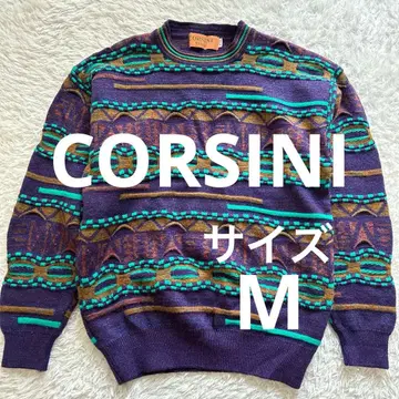 CORSINI 코르시니 구제 의류 빈티지 남성용 3D 니트