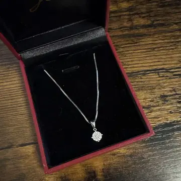 다이아몬드 싱글 볼 목걸이