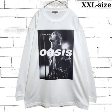[ 새상품 ] OASIS LIAM GALLAGHER 롱 T셔츠 화이트 4
