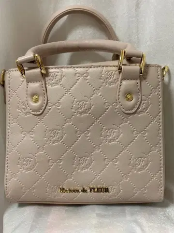 메종 드 플뢰르 핑크 숄더백