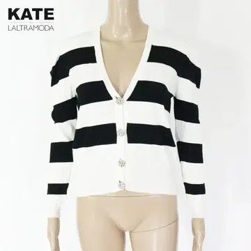 하자품 새상품 케이트 라라 모다 니트 가디건 S EKN746 이태리제