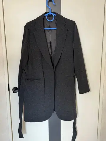 LOUNIE (루니) 미들 코트 그레이 벨트 포함 38 사이즈