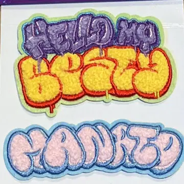 BE:FIRST BESTY 시크릿 복슬복슬 자수 스티커 BMSG