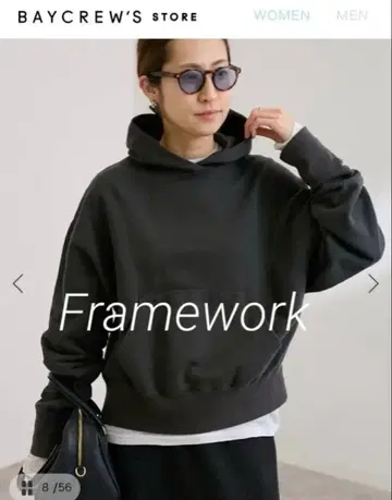 프레임워크 후드 부착 후드티