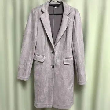 미사용 새상품 그레이 체스터 코트