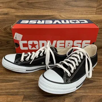 새상품급 Converse Canvas All Star Ox 'Black'