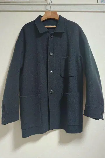 유니클로+J 울 블렌드 오버 사이즈 셔츠 자켓